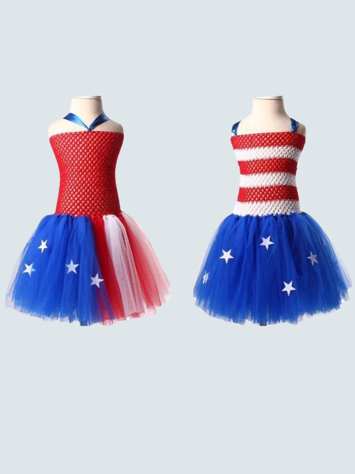 Girls Stars & Stripes 4th of July Tutu Dress (2 Style Options) - Girls 4th of July Dress
