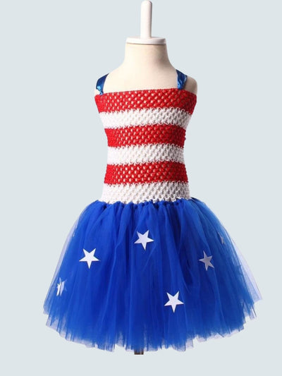 Girls Stars & Stripes 4th of July Tutu Dress (2 Style Options) - Girls 4th of July Dress