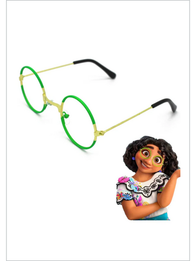Halloween Accessories | Mirabel Green Prop Glasses | Mia Belle Girls