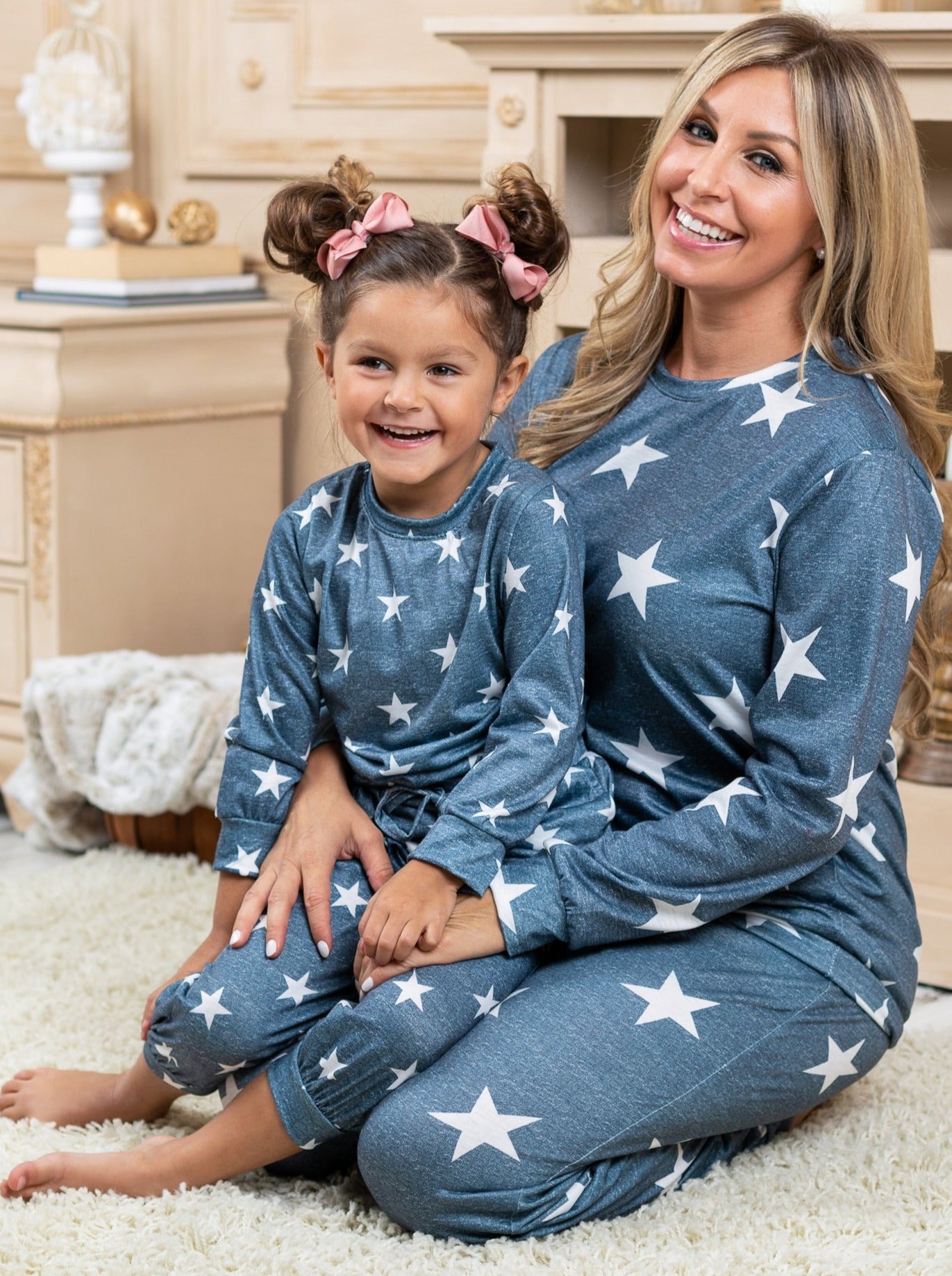 Mommy & Me Matching Outfits | Star Print Loungewear Set | Fall Clothes