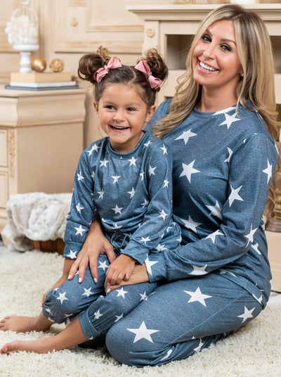 Mommy & Me Matching Outfits | Star Print Loungewear Set | Fall Clothes