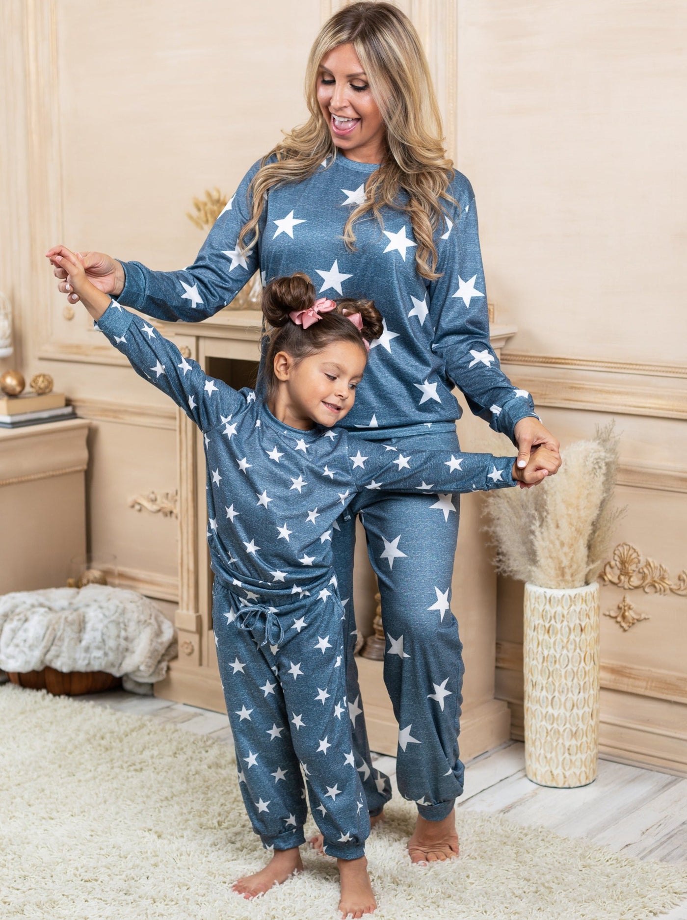 Mommy & Me Matching Outfits | Star Print Loungewear Set | Fall Clothes