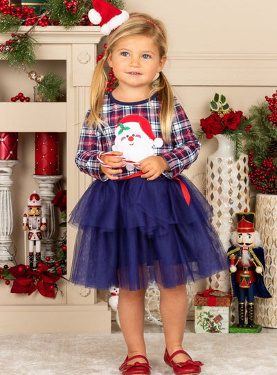 Girls Cute Winter Dresses | Santa Plaid Tutu Dress | Christmas Dresses
