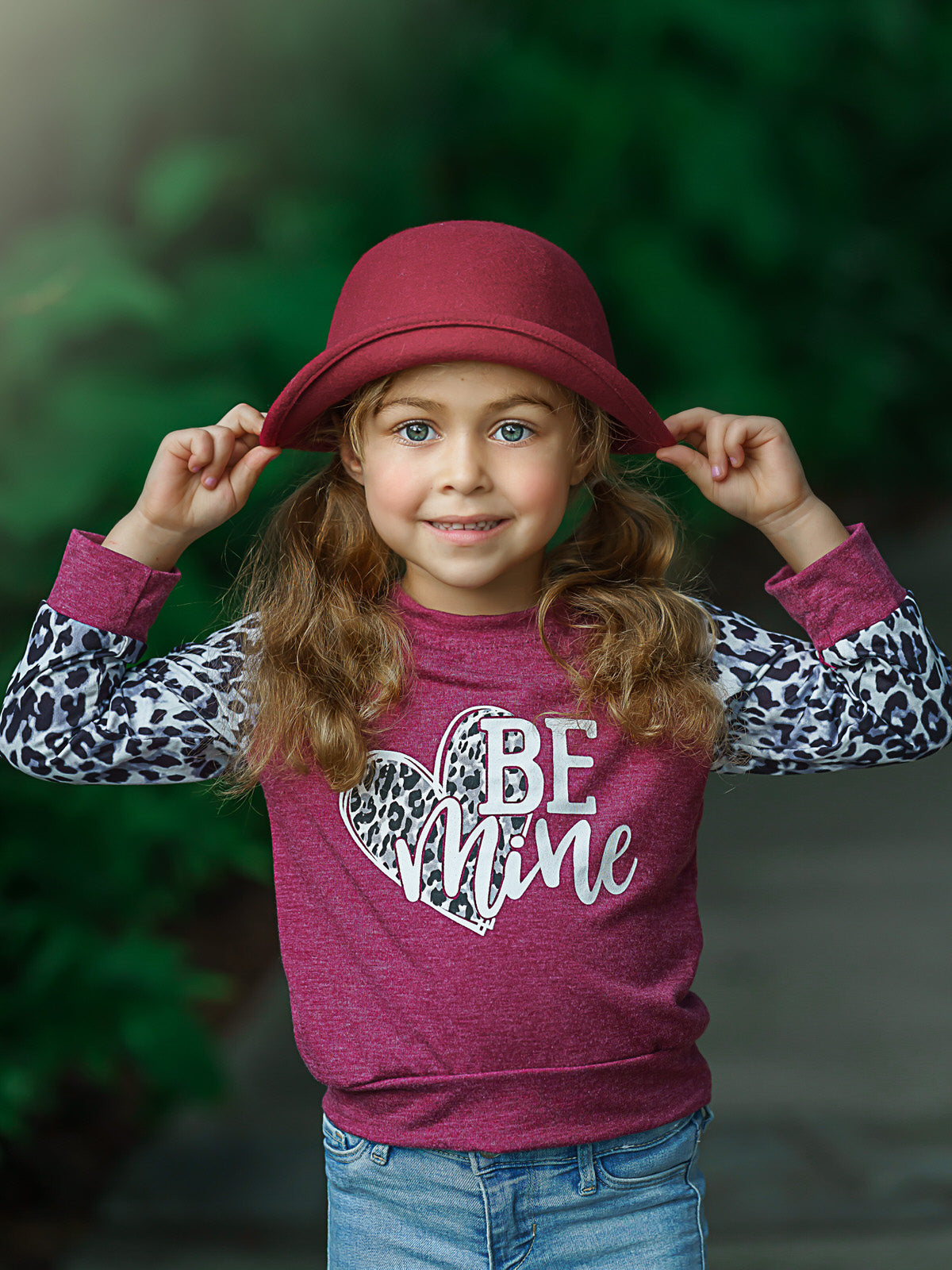 Girls Be Mine Animal Print Long Sleeve Sweater