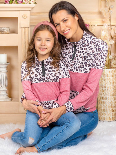 Mommy & Me Fierce Color Block Sweater - Mia Belle Girls