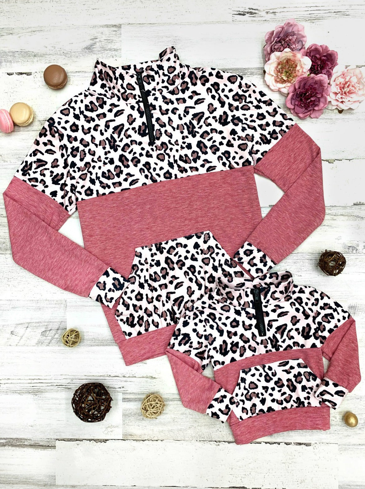 Mommy & Me Fierce Color Block Sweater - Mia Belle Girls