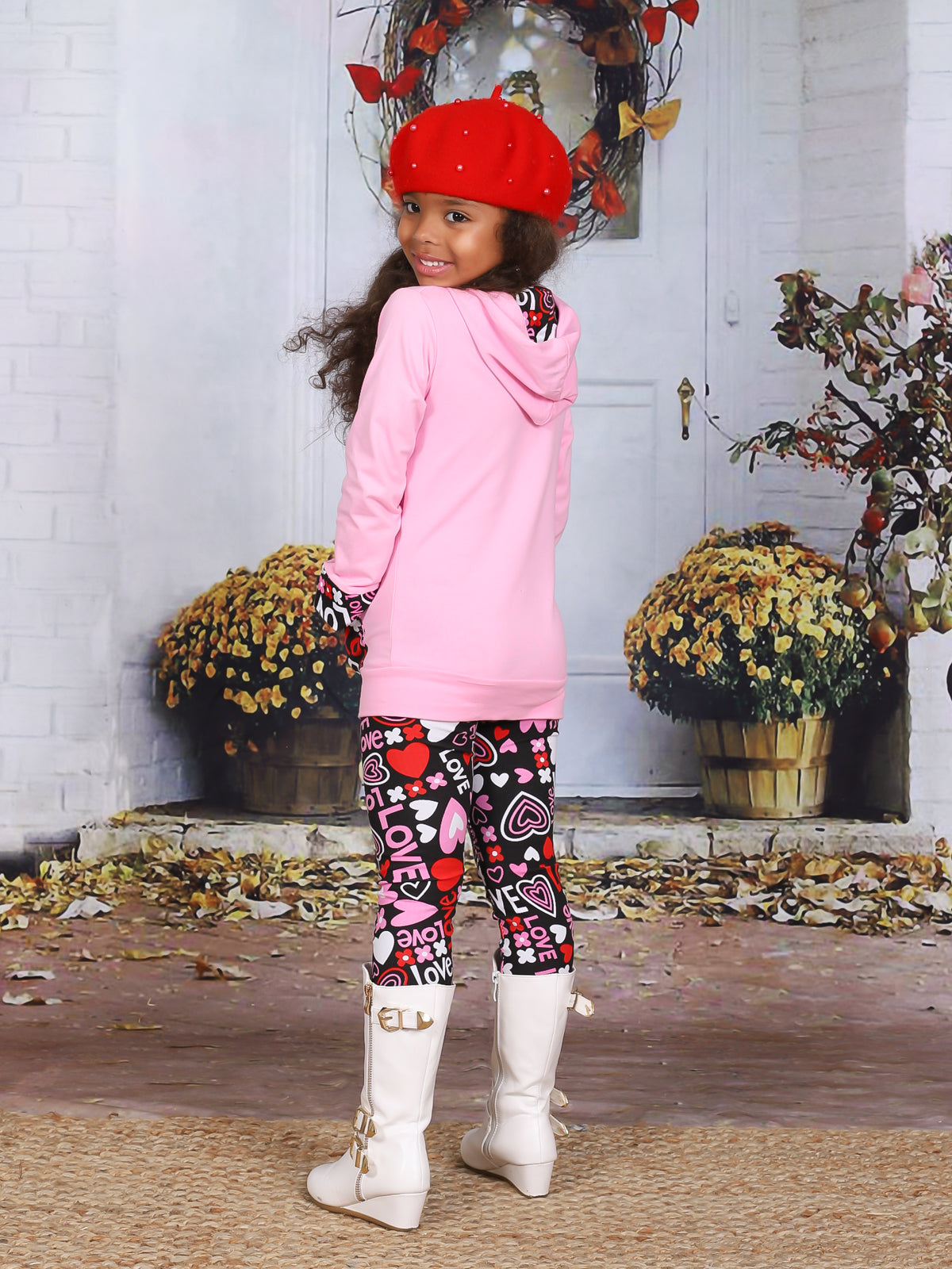 Valentine's Day Outfit | Girls "XOXO Y'all" Hoodie & Legging Set