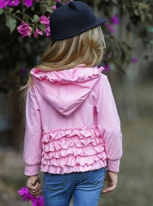 Pink Passion Hoodie Cardigans - Mia Belle Girls