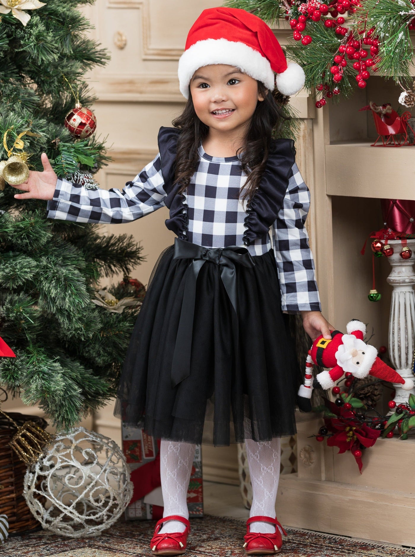 Toddler Clothing Sale | Girls Checkered Plaid Tutu Dress | Boutique