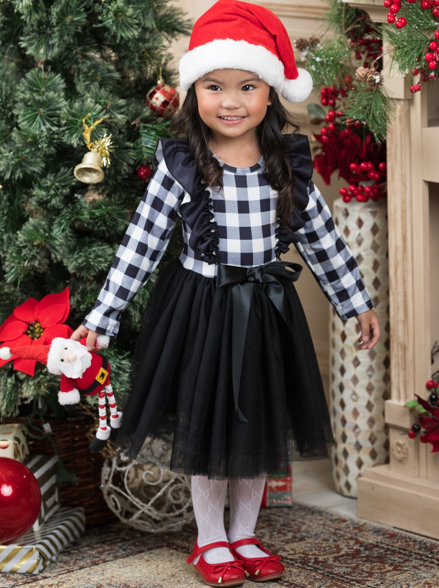 Toddler Clothing Sale | Girls Checkered Plaid Tutu Dress | Boutique