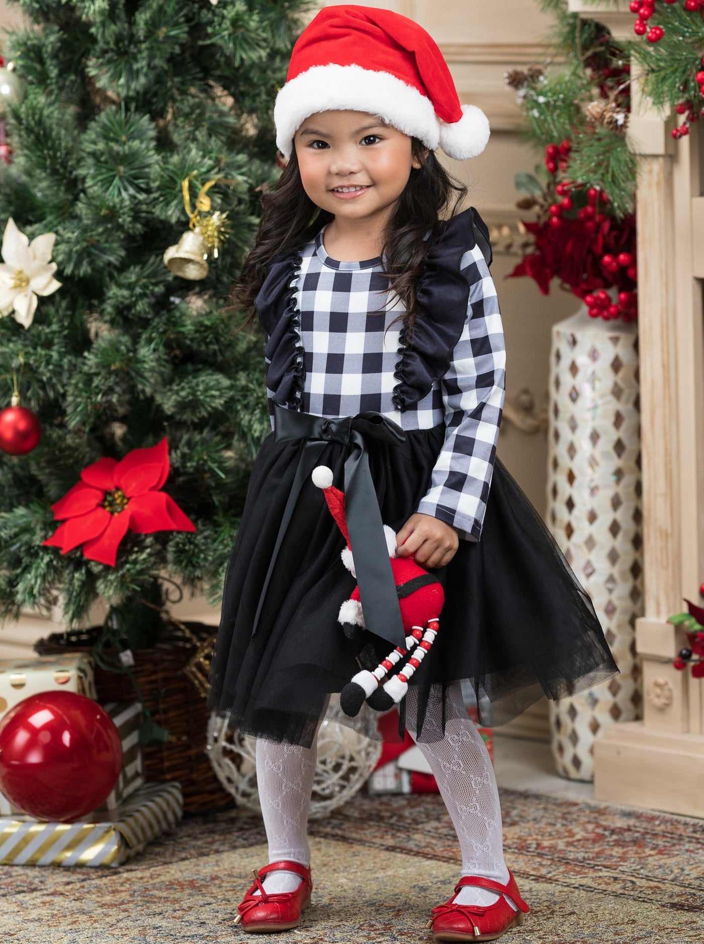 Toddler Clothing Sale | Girls Checkered Plaid Tutu Dress | Boutique
