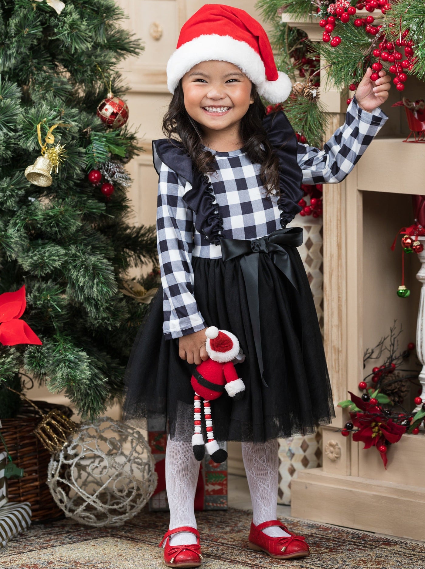 Toddler Clothing Sale | Girls Checkered Plaid Tutu Dress | Boutique