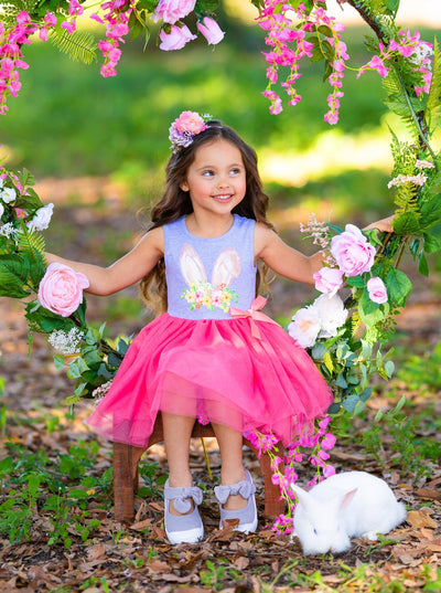 Little Girls Easter Dresses | Hello Easter Bunny Tank Tutu Dress