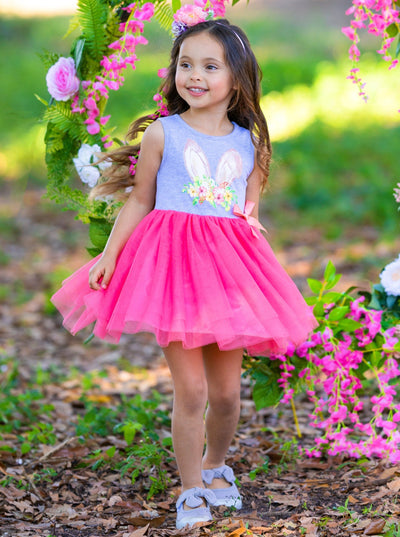 Little Girls Easter Dresses | Hello Easter Bunny Tank Tutu Dress