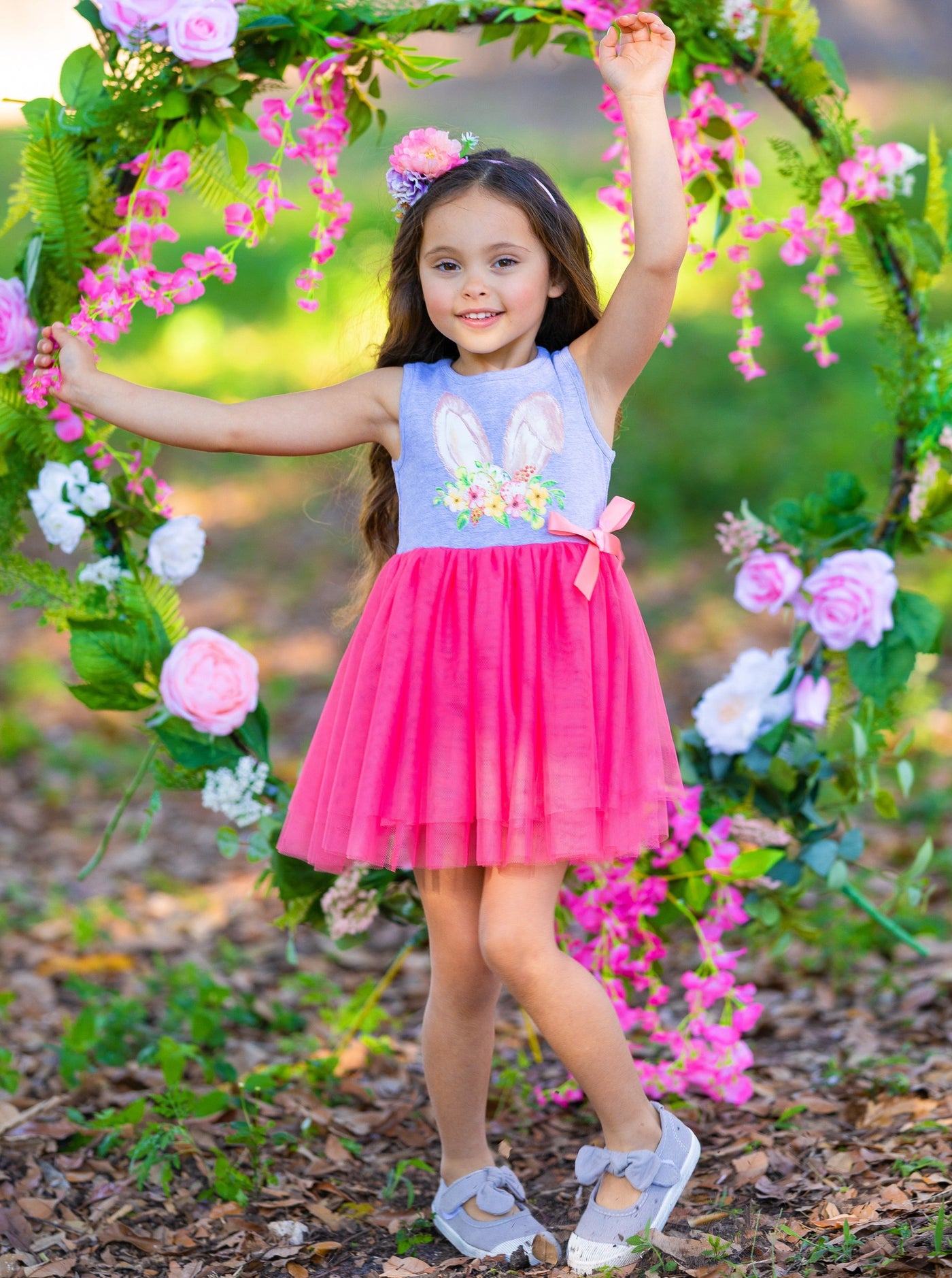 Little Girls Easter Dresses | Hello Easter Bunny Tank Tutu Dress