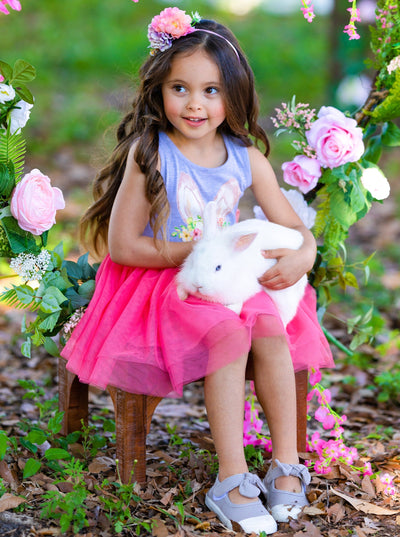 Little Girls Easter Dresses | Hello Easter Bunny Tank Tutu Dress