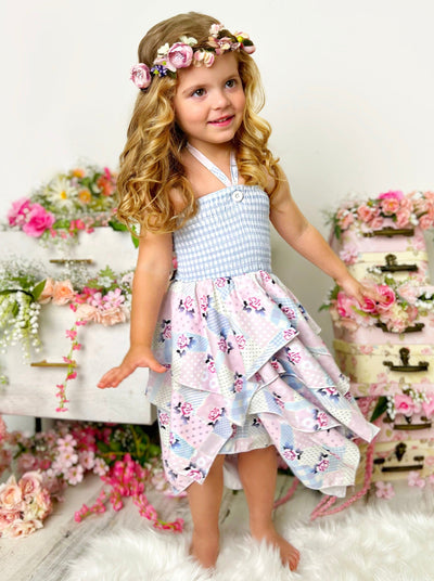 Living The Spring Life Smocked Handkerchief Dress