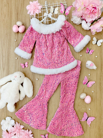 Bunny Sparkle Fur Matching Set