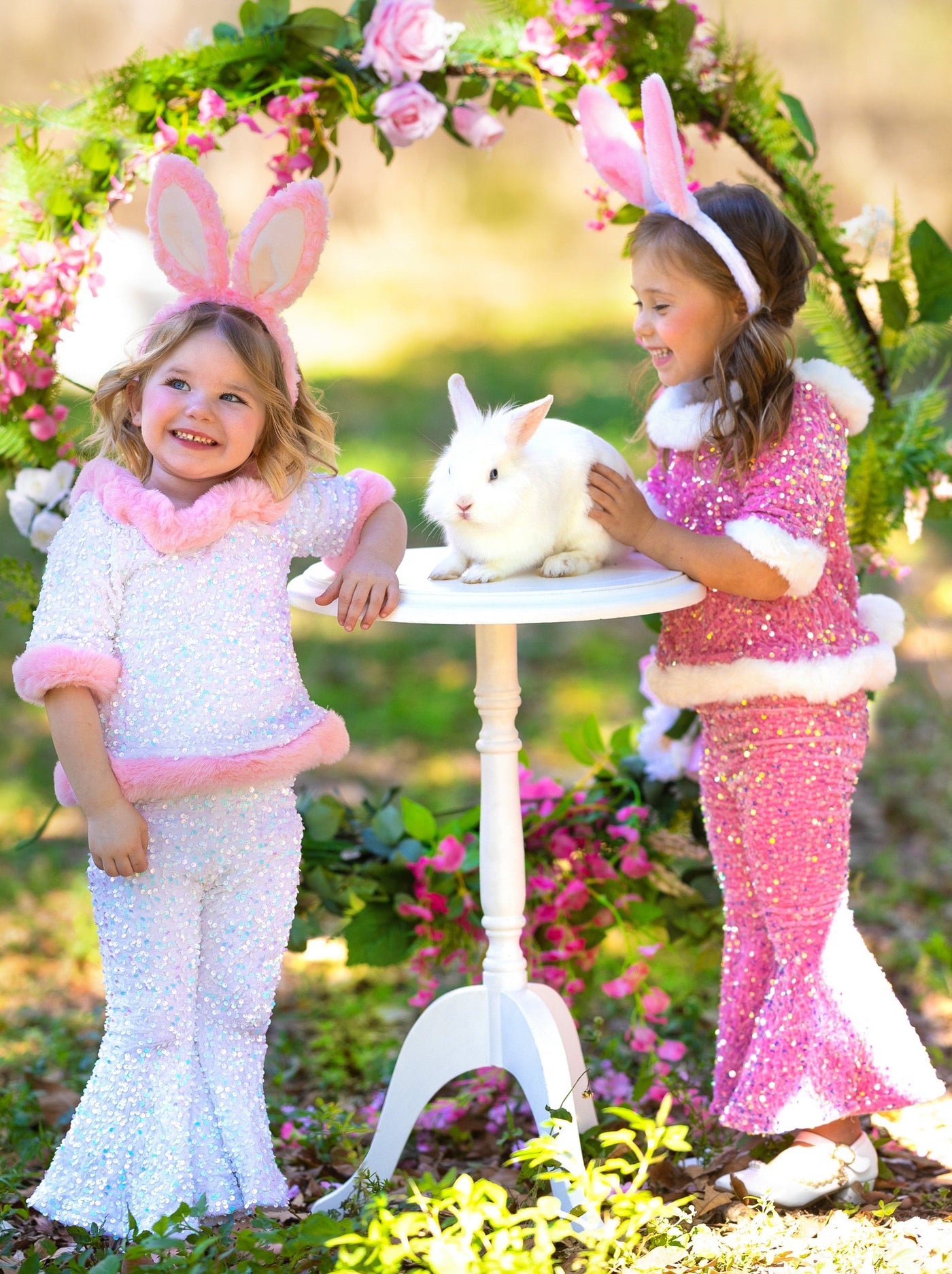 Bunny Sparkle Fur Matching Set