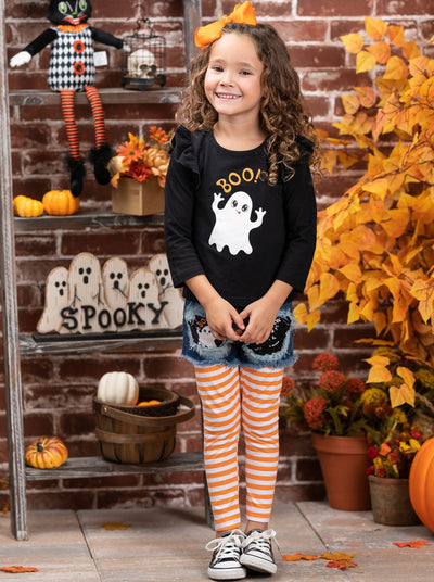 Girls Fall Outfits | Tunic, Legging & Shorts Set - Mia Belle Girls