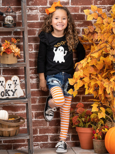 Girls Fall Outfits | Tunic, Legging & Shorts Set - Mia Belle Girls