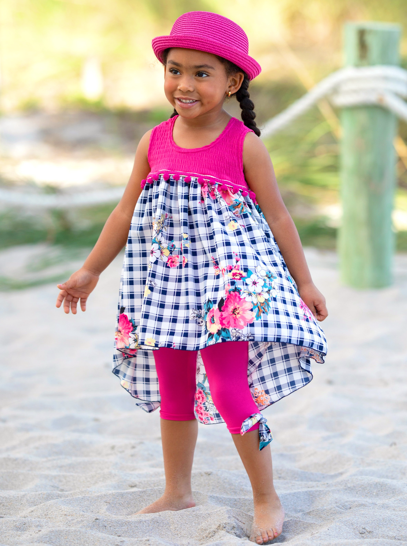 Covered In Plaid Legging Set