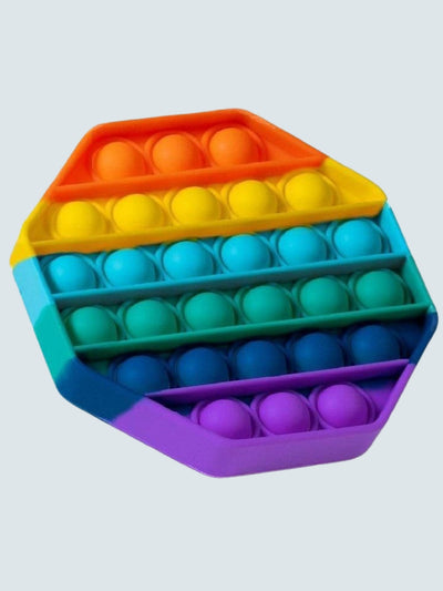 Octagonal Rainbow Pop It Toy