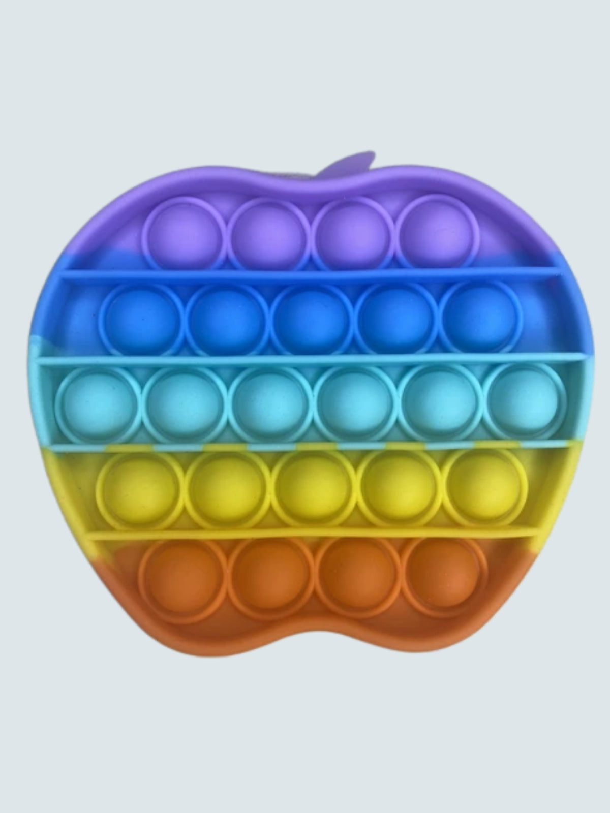 Apple Rainbow Pop It Toy