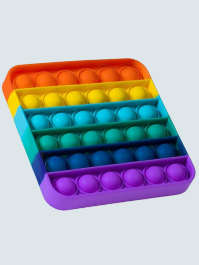 Square Rainbow Pop It Toy