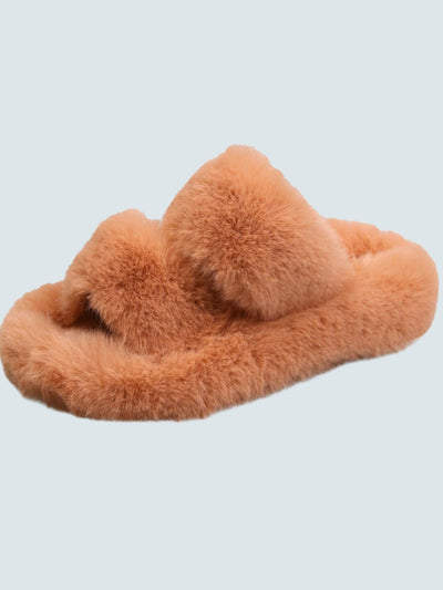 Women's Warm Furry Slides By Liv and Mia - Mia Belle Girls