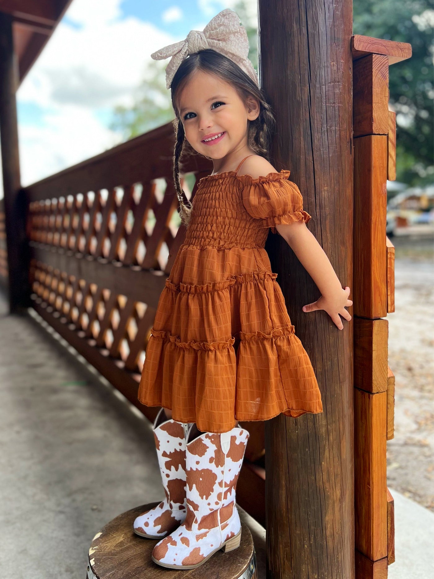 Cottage Dream Off Shoulder Sundress