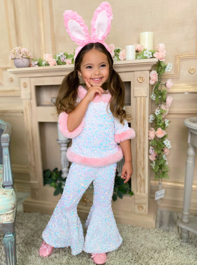 Bunny Sparkle Fur Matching Set