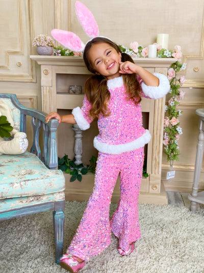 Bunny Sparkle Fur Matching Set