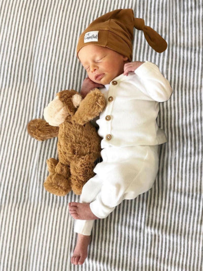 Baby Sleepytime Button-Down Long Sleeve Shirt and Legging Set