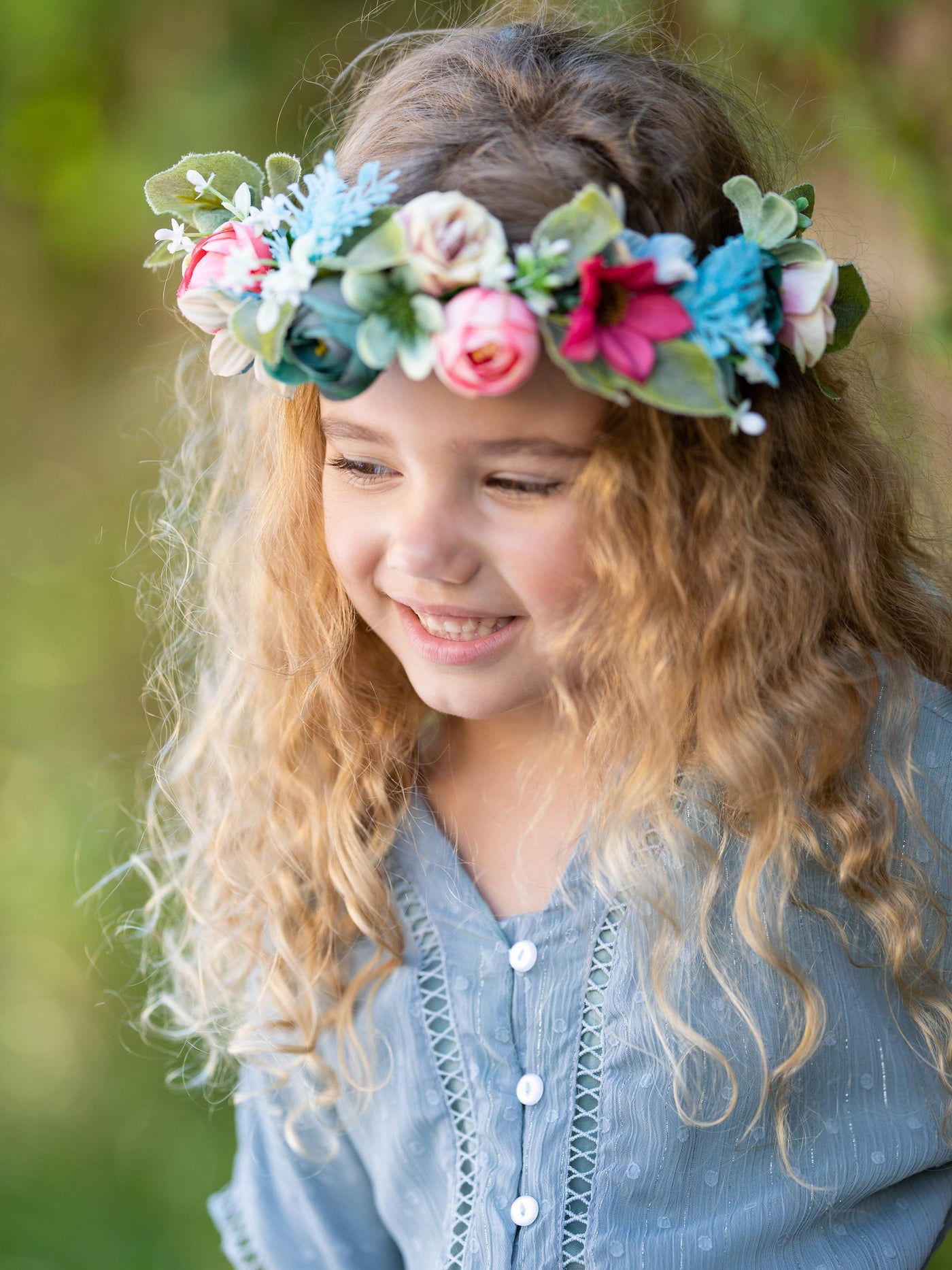 Kids Spring Clothes | Little Girls Short Sleeved Elastic Waist Romper