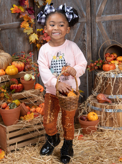 Toddlers Cute Fall Tops | It's Fall Y'all Pumpkin Patch Pullover Top