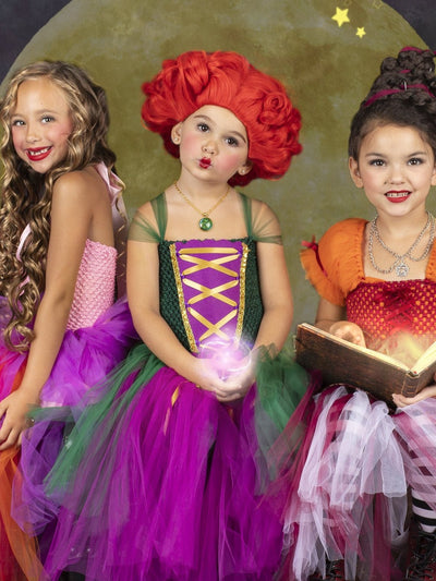 Girls Hocus Pocus Winifred Sanderson Inspired Costume Dress