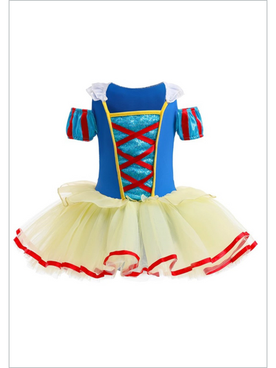 Little Girls Princess Dresses | Pure As Snow Sparkle Ballerina Dress