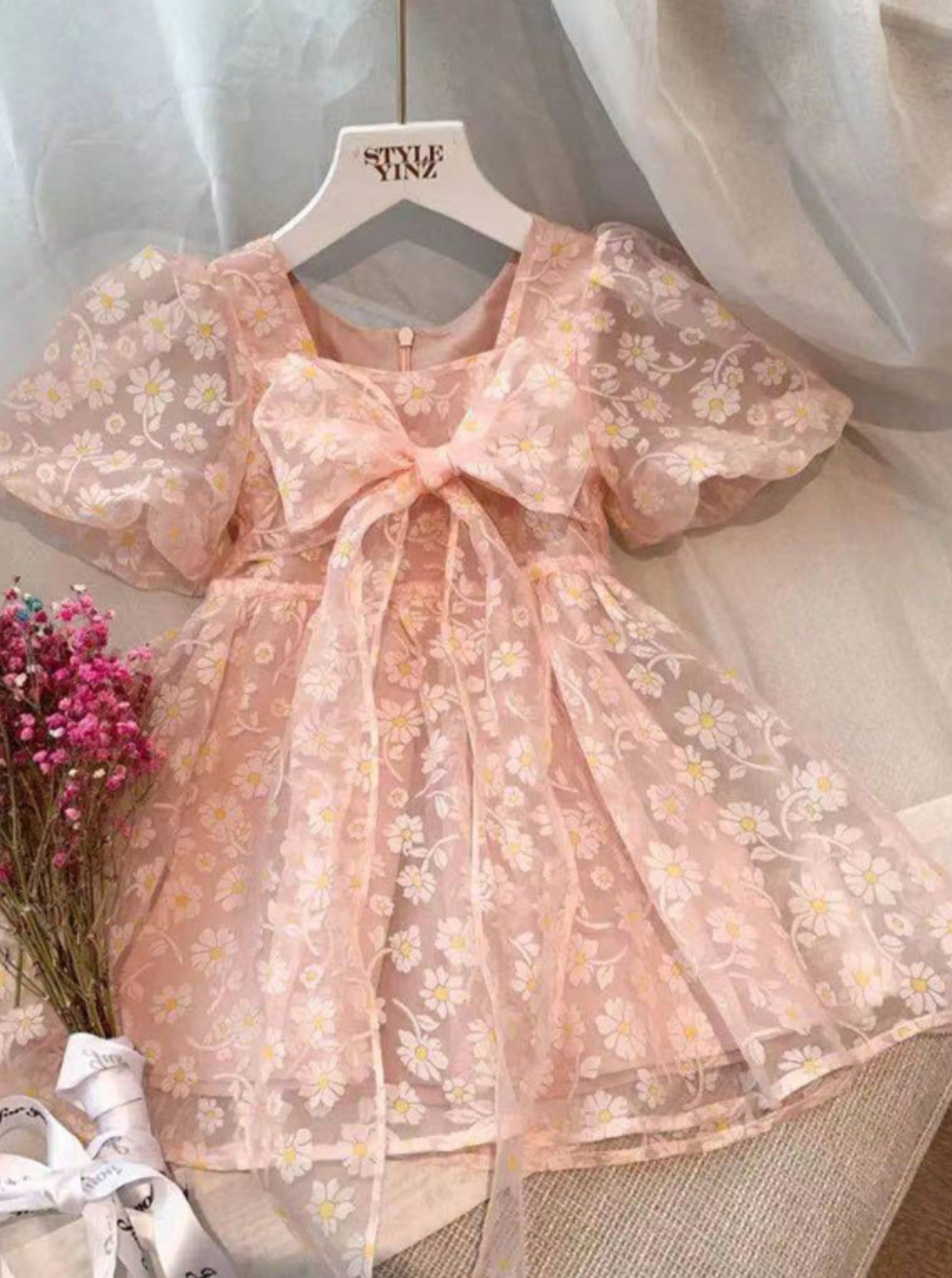 Always A Darling Puff Sleeve Lace Dress