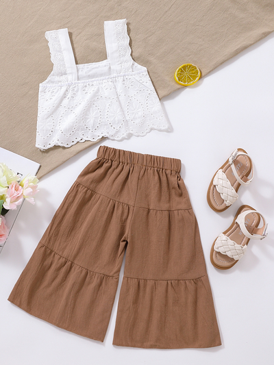 Fashionista-Friendly Wide Leg Pants Set