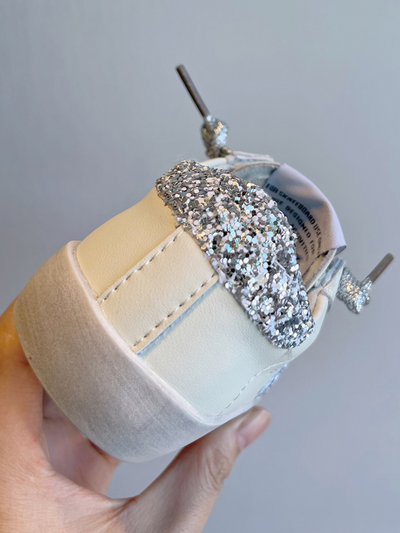 Kids Shoes By Liv & Mia | Girls Glitter Toe & Heel Casual Sneakers