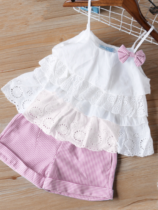 Forever Pink Summer Shorts Set