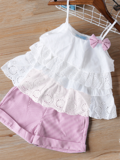 Forever Pink Summer Shorts Set