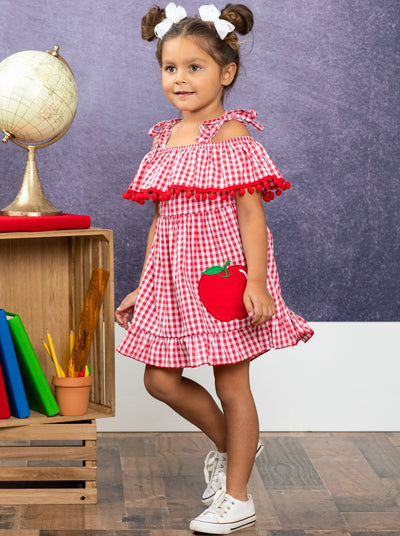 Back To School Dresses | Cute Apple Dress | Girls Clothing Boutique
