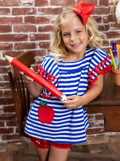 Girls First Day Of School Clothes | Sequin Short Set | Mia Belle Girls