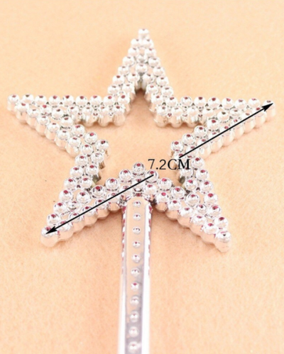 Kids Halloween Accessories | Silver Fairy Wand | Mia Belle Girls