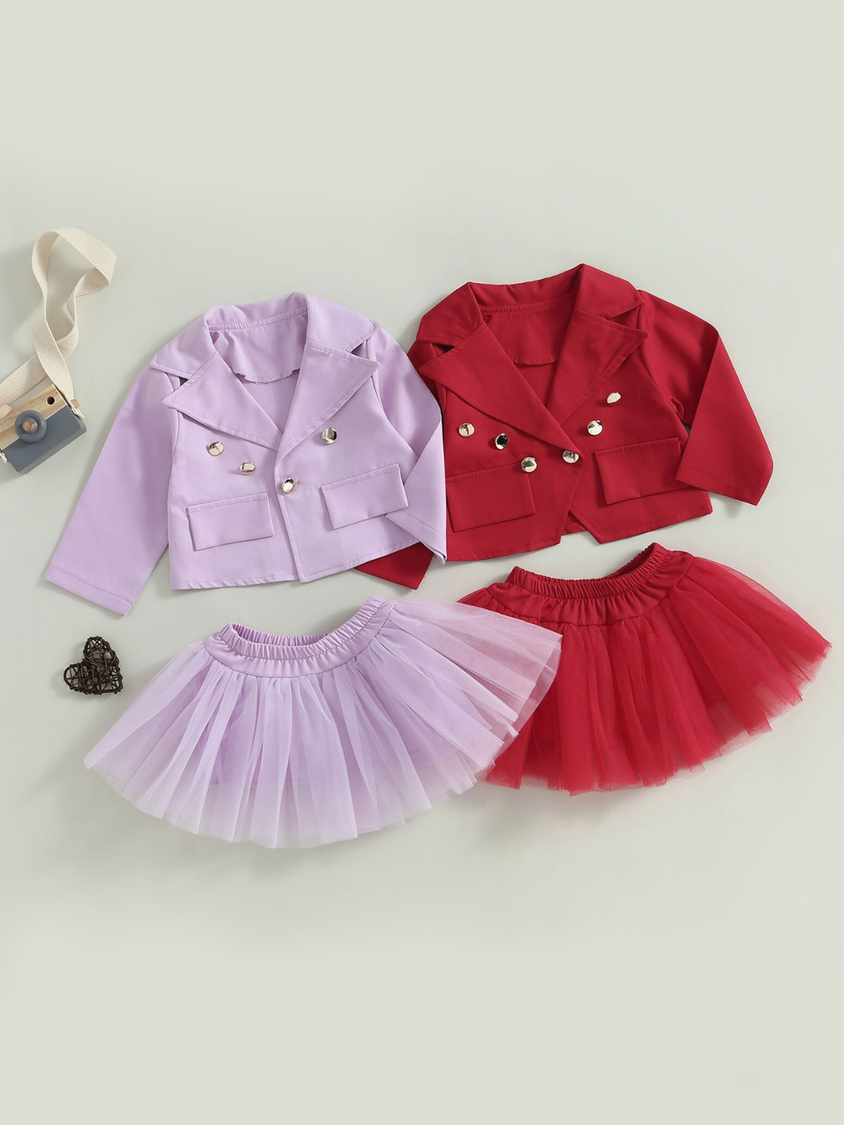 So Striking Blazer Tutu Set