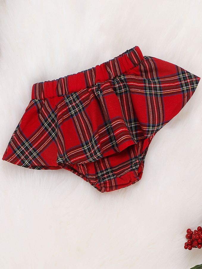 Baby Christmas Party Ready Dress and Shorts Set