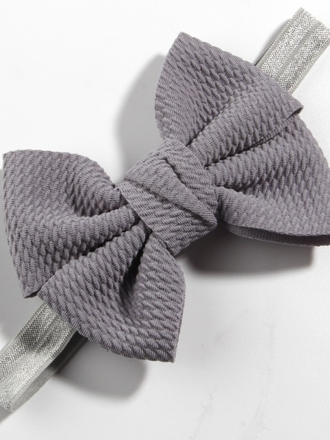 Baby Little Bow Headband grey