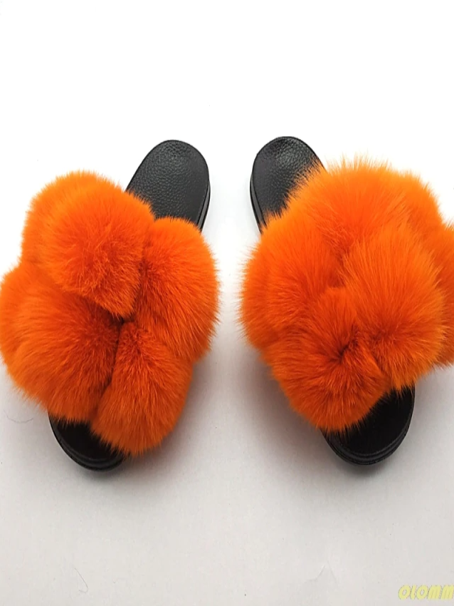 Women's Little Faux Fur Slippers By Liv and Mia - Mia Belle Girls